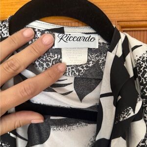 Vintage cape shawl open front top